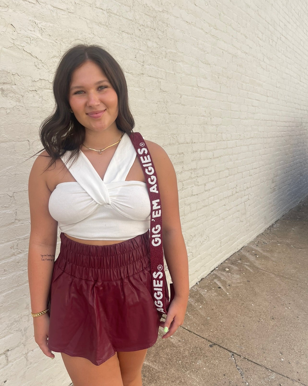 The Gig’Em Beaded Purse Strap