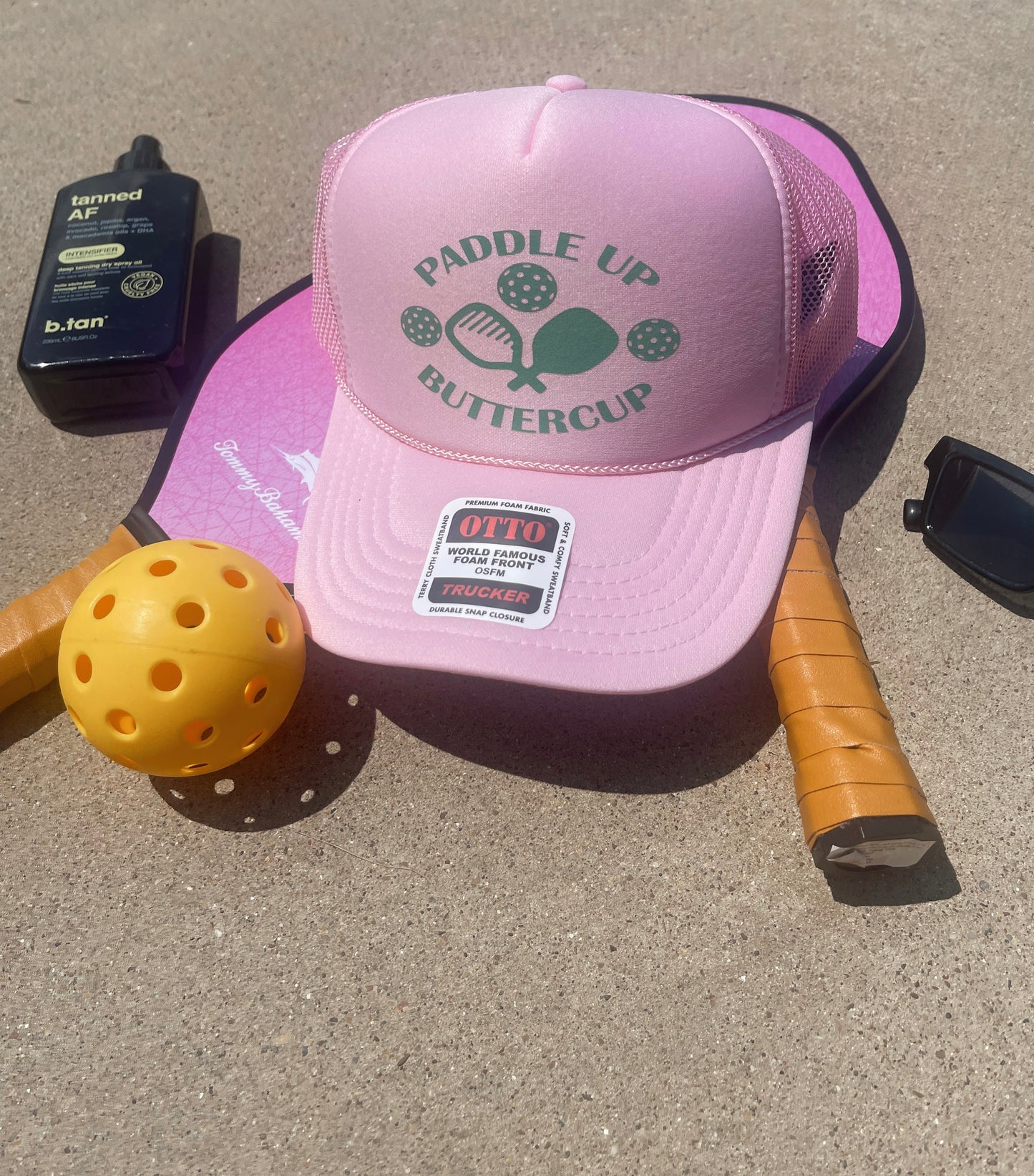 Pickle Ball Trucker Hat