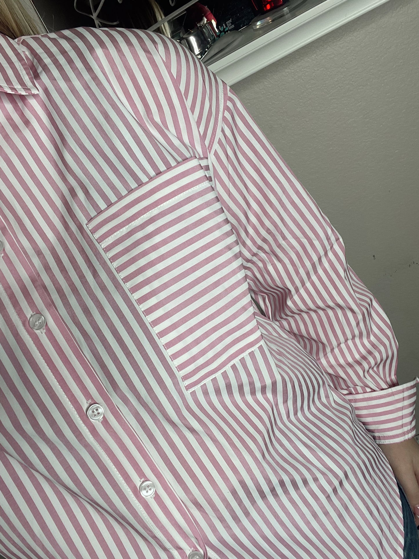 The Pink Stripe Button Down