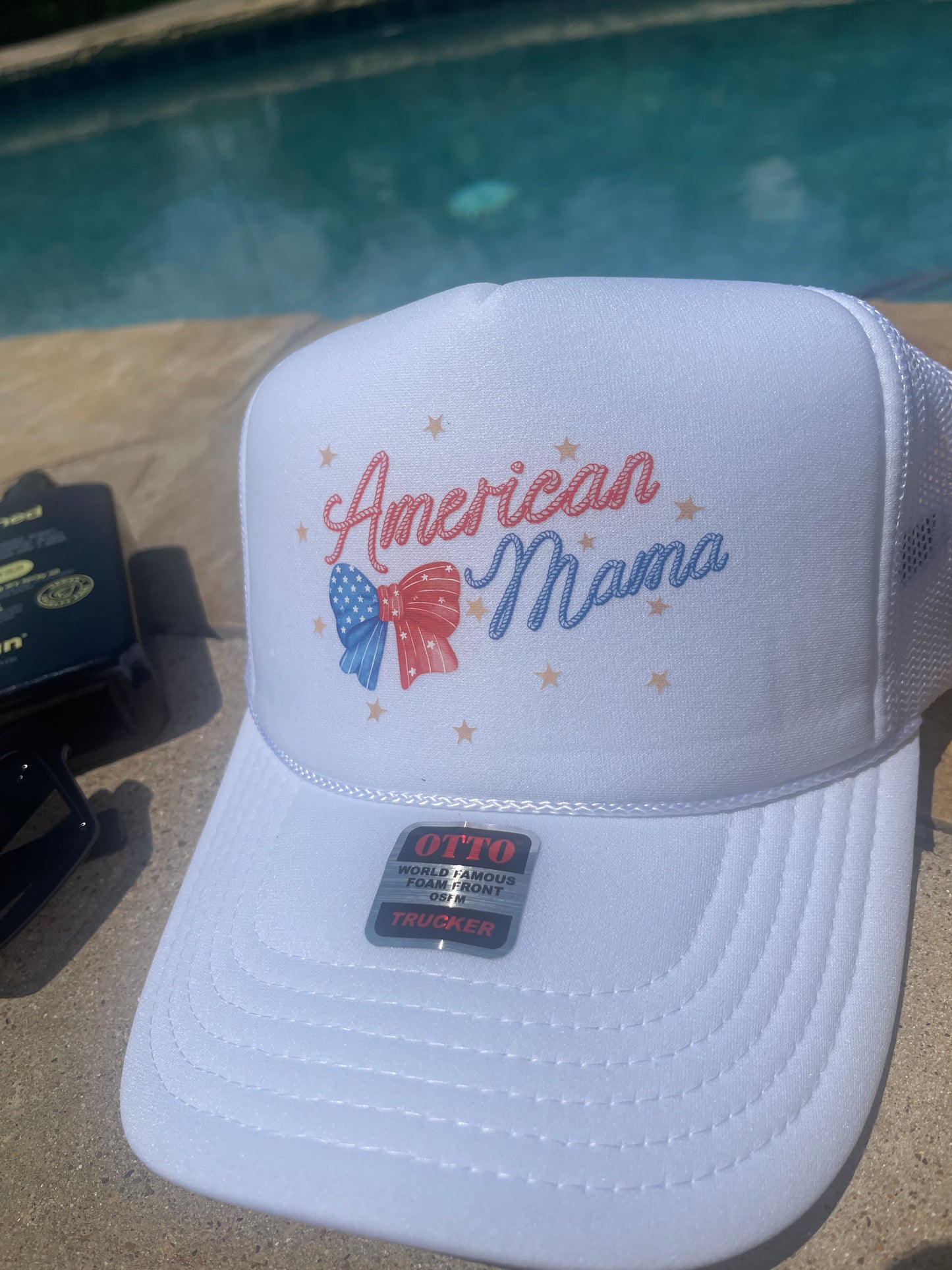 American Mama Trucker Hat