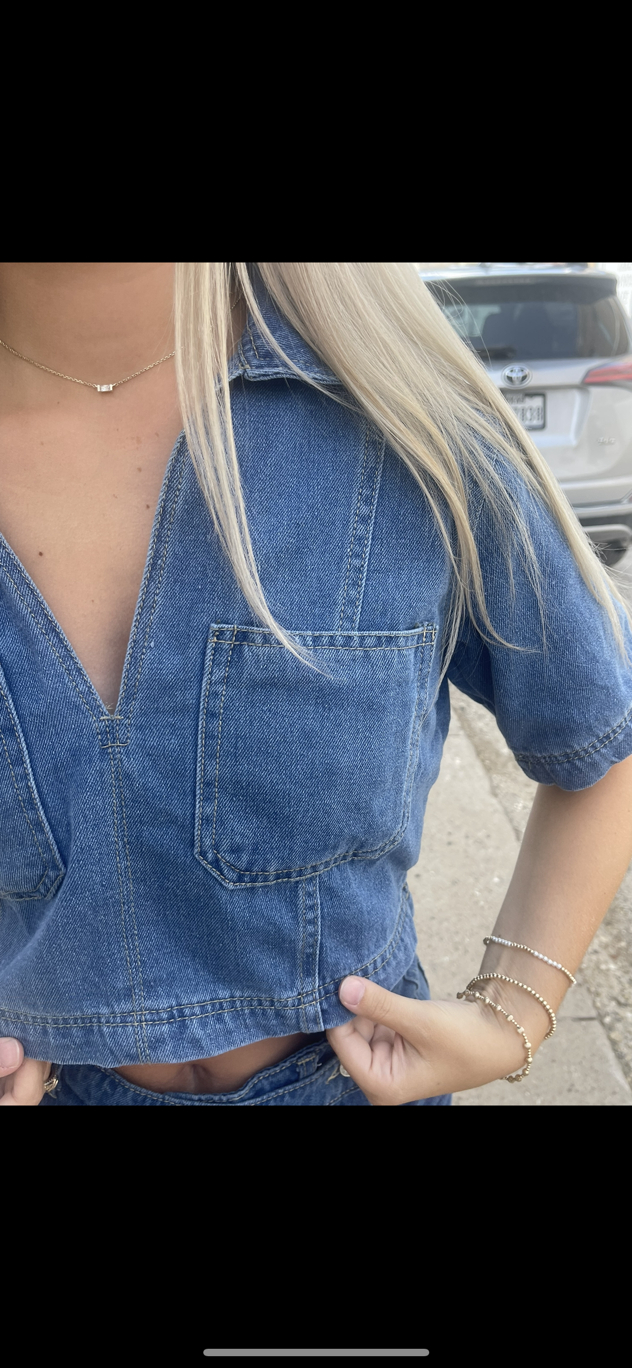 The Sami Denim Top